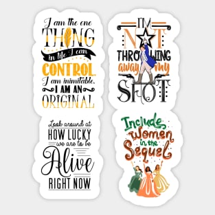 Broadway Quotes Sticker